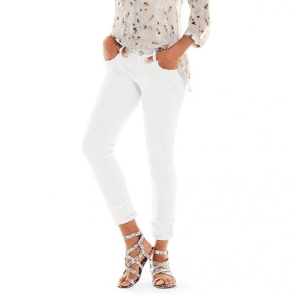 cabi white jeans